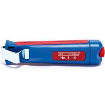 WEICON Kabelmesser 4-16 blau/rot, Blister, 50050116
