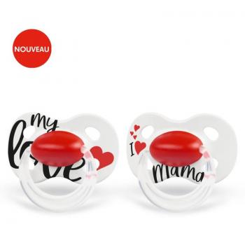 Medela Original Schnuller Love Mama 6-18 Monate Duo 2 Stück
