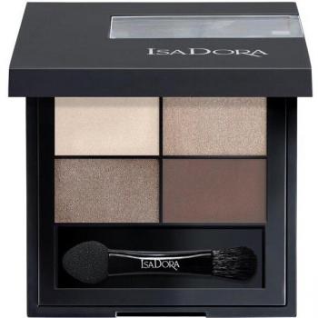 IsaDora Eye Shadow Quartet Lidschattenpalette Farbton 04 Cappuccino 3,5 g