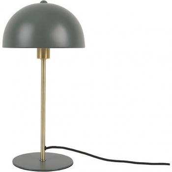 39 cm Green and Black Bonnet Metal Table Lamp