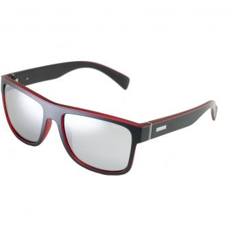 SINNER 713 – Premium-Sonnenbrille für Erwachsene (Polarisierter Polycarbonat, Matt Schwarz/Rot)