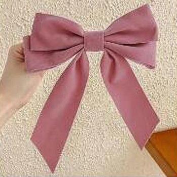 Accesorio de Pelo “Lazo Gigante” en Terciopelo – Mujer & Niña