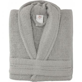 Albornoz Gris Claro Talla L 500gr/m2