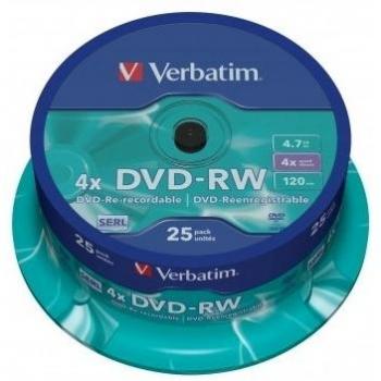 Verbatim DVD-RW Plata Mate