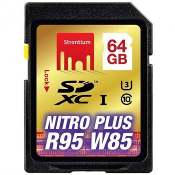 Strontium SRP64GSDU1 Nitro Plus 64GB SDXC UHS-1