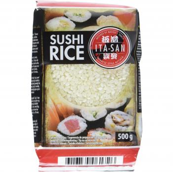 ITA-SAN Sushi Reis, Rundkorn 1. Qualität, 100% sortenrein, 500 g