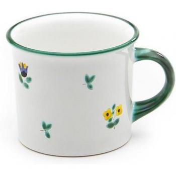 Gmundner Keramik Häferlkaffee-Becher Streublumen 0,24 l bunt