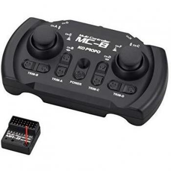Carson 8‑Kanal MC‑8 MX‑F TR RC Sender 2,4 GHz – Set für Modellautos