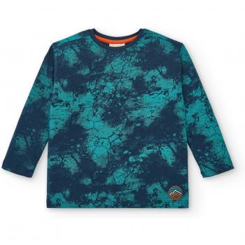 Top Largo “Tuc Tuc” Camiseta Azul Infantil