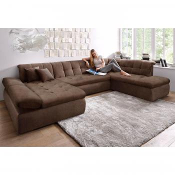 DOMO NMoric Wohnlandschaft mit Bettfunktion