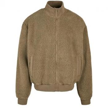 Olive Green Boxy Sherpa Jacket by Urban Classics XL