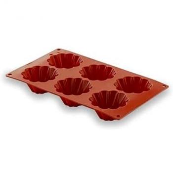 Molde Silicona Briochette 6 Cavidades de Lacor