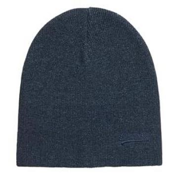 Superdry Beanie mit breitem Umschlag und Logo-Stitching