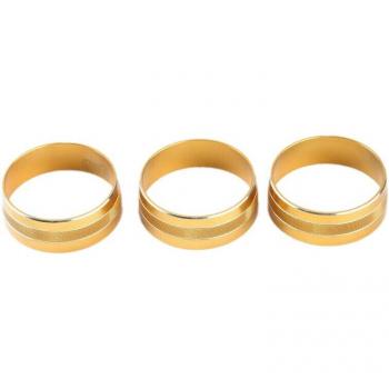 3X Gold Air Conditioning Switch Cover Trim for Jeep Wrangler JK