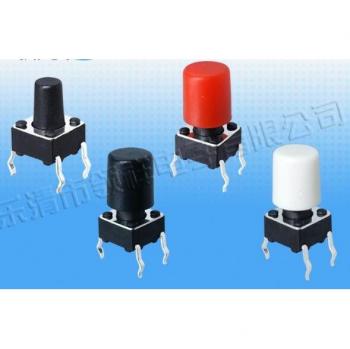 Llave 6x6 A86 – Interruptor Táctil con Tapa Circular y Luz Redonda