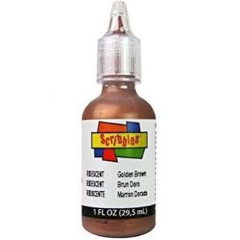 Iridescent Golden Brown Fabric Paint