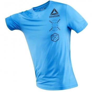 Reebok Actvchl Grphic Top Camiseta Hombre Azul