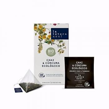 Infusão de Açafrão e Chai Eco 20 Saquetas