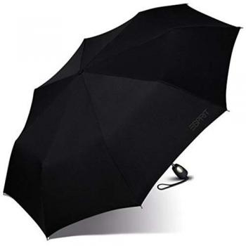 Esprit Automatik Regenschirm Mini schwarz