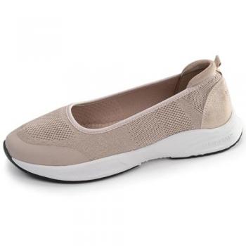 Ballerines Femme Isotoner Rose Poudré Confort Sport