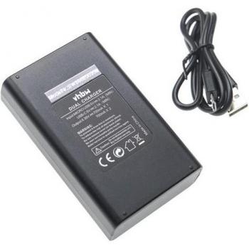 Dual USB Charger VHBW compatibile GoPro, Ahdbt-901 & Spbl1b