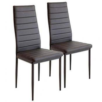 Sedie da Pranzo Albatros Milano 2864 – Grigio (Set 2)