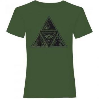 Zelda Mythic Triforce Top – Women’s Green – Unisex