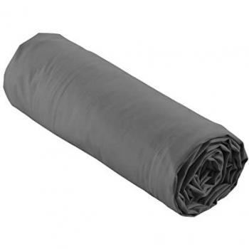 Couvre-lit 90x190 cm – Pércale 100 % Coton – Manteau 30 cm – Nuance Anthracite