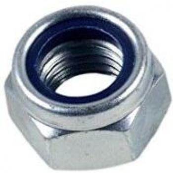 Ecrou M6 Indesserrable avec Bague Nylon INOX A2
