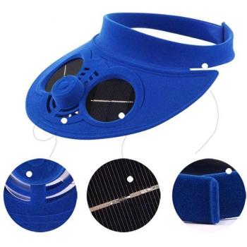 Travel-Friendly Baseball Cap with Solar Cooling Fan