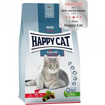 Happy Cat Indoor vaca dos Alpes ração para gatos