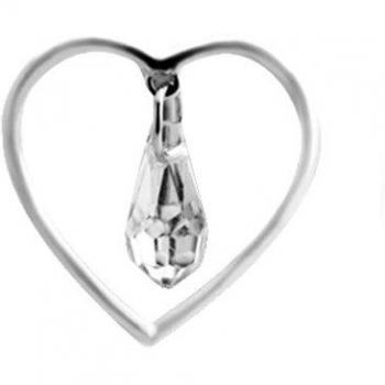 Nabel‑Herz‑Tropfen‑Schmuck „New Romantic“