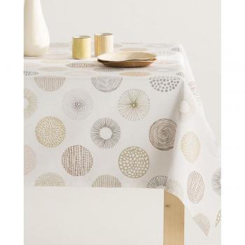 Mantel Nilo Beige 100% Algodón para Comedor