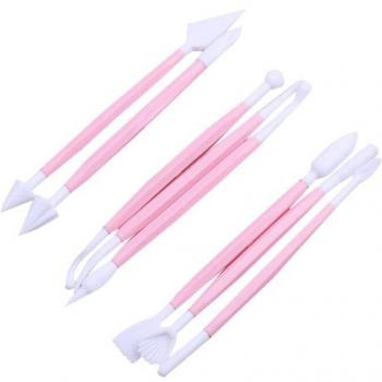 8-Piece Sugar Craft Modelling Tools for Cake Decoration