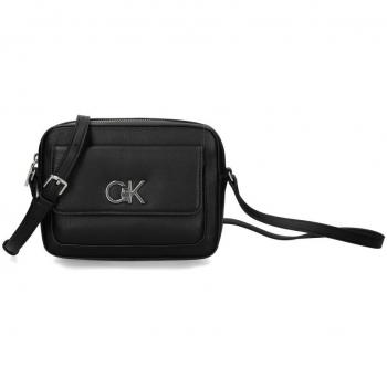 Calvin Klein Borsa in pelle sintetica a grana Nero Taglia OS