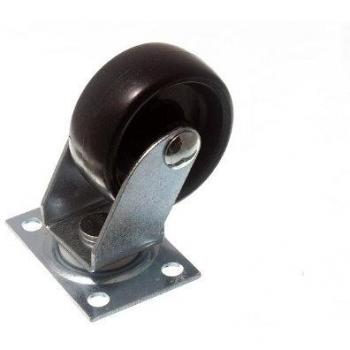 Premium Quality Castors with Single Wheel, Swivel Plate Fix