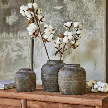 Collection Trois Vases Shiva Marron Romain