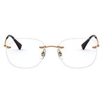 Ray-Ban RX8748 1131 Men's Eyeglasses, Brown, Size 50