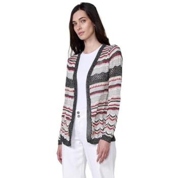Chaqueta de tricot para mujer con mangas largas