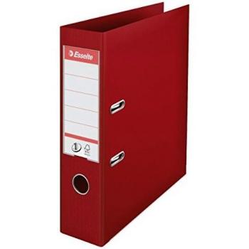 Esselte Lever Arch File PVC A4 70mm Burgundy Pack of 10