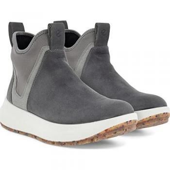 ECCO Damen Solice Stiefel ungefüttert, Grau, Chelsea Boot