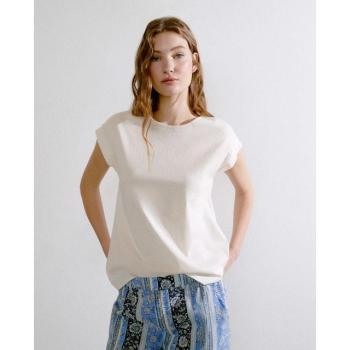 Top de dormir femenino sin estampado, mangas sueltas