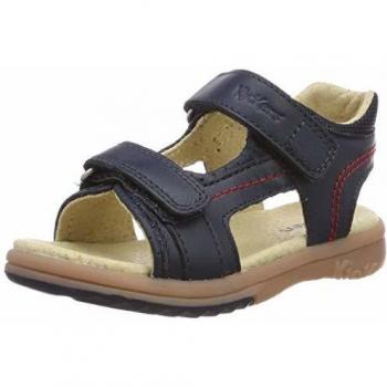 Sandales Kickers PLATINO enfant bleu