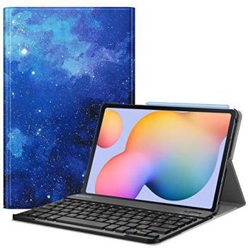 Samsung Galaxy Tab S6 Lite 10.4 Magnet-Tastaturhülle von Fintie – Sternenhimmel