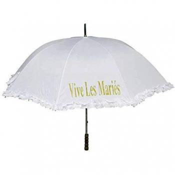 Ombrelle blanche pour mariage