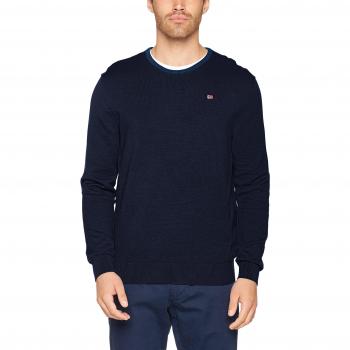 Suéter Azul Napapijri Dakshin Crew, 3X-Large para Hombre