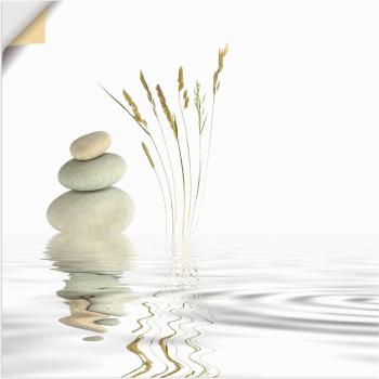 Artland Zen Friede – Wandaufkleber 50 × 50 cm