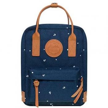 Sacs Scolaires KAUKKO Sac à Dos Oxford Élégance Sac Léger Sac à Main pour 8 Ordinateur Portable (Gris)