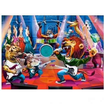 Puzzle 300 Pezzi Castorland: Animali in Concerto di Roccia