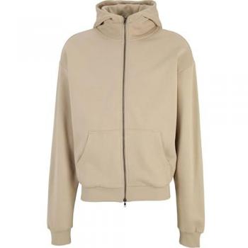 Felpa Uomo Urban Classics Con Zip Alta Collo 4XL Wet Sand